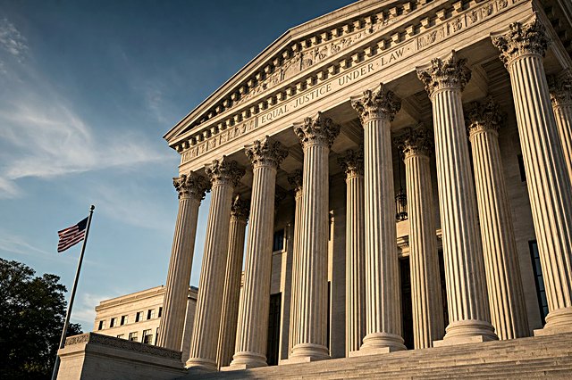 Courthouse with classical columns